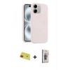 MARSİLYAN™- iPhone 11 Kılıf Yankı Form Serisi - Siyah Bilvis 3D Cam Ekran Koruyucu + Rainbow Kamera Lens Koruma Cam - KI