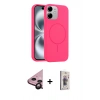MARSİLYAN™- iPhone 11 Kılıf Yankı Form Serisi - Siyah Bilvis 3D Cam Ekran Koruyucu + Raze Metal Kamera Lens - SH