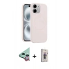 MARSİLYAN™- iPhone 11 Kılıf Yankı Form Serisi - Siyah Bilvis 3D Cam Ekran Koruyucu + Raze Metal Kamera Lens - KI