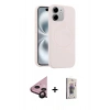 MARSİLYAN™- iPhone 11 Kılıf Yankı Form Serisi - Siyah Bilvis 3D Cam Ekran Koruyucu + Raze Metal Kamera Lens - SH