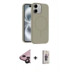 MARSİLYAN™- iPhone 11 Kılıf Yankı Form Serisi - Siyah Bilvis 3D Cam Ekran Koruyucu + Raze Metal Kamera Lens - SH