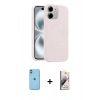 MARSİLYAN™- iPhone 11 Kılıf Yankı Form Serisi - Siyah Bilvis 3D Mat Cam Ekran Koruyucu + Neon Fosforlu Kamera Lens - YL