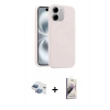 MARSİLYAN™- iPhone 11 Kılıf Yankı Form Serisi - Siyah Bilvis 3D Mat Cam Ekran Koruyucu + Pers Alüminyum Kamera Lens - GI