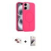 MARSİLYAN™- iPhone 11 Kılıf Yankı Form Serisi - Siyah Bilvis 3D Mat Cam Ekran Koruyucu + Pers Alüminyum Kamera Lens - KI