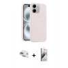MARSİLYAN™- iPhone 11 Kılıf Yankı Form Serisi - Siyah Bilvis 3D Mat Cam Ekran Koruyucu + Pers Alüminyum Kamera Lens - GD