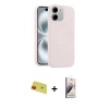 MARSİLYAN™- iPhone 11 Kılıf Yankı Form Serisi - Siyah Bilvis 3D Mat Cam Ekran Koruyucu + Rainbow Kamera Lens Koruma Cam - KI