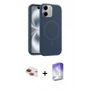 MARSİLYAN™- iPhone 11 Kılıf Yankı Form Serisi - Siyah Bilvis 5in1 3D Magic Cam Ekran Koruyucu + Pers Alüminyum Kamera Lens - KI