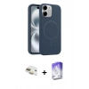 MARSİLYAN™- iPhone 11 Kılıf Yankı Form Serisi - Siyah Bilvis 5in1 3D Magic Cam Ekran Koruyucu + Pers Alüminyum Kamera Lens - GD