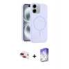 MARSİLYAN™- iPhone 11 Kılıf Yankı Form Serisi - Siyah Bilvis 5in1 3D Magic Cam Ekran Koruyucu + Pers Alüminyum Kamera Lens - KI