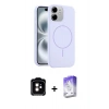 MARSİLYAN™- iPhone 11 Kılıf Yankı Form Serisi - Siyah Bilvis 5in1 3D Magic Cam Ekran Koruyucu + PVD Metal Kamera Lens - TU