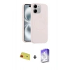 MARSİLYAN™- iPhone 11 Kılıf Yankı Form Serisi - Siyah Bilvis 5in1 3D Magic Cam Ekran Koruyucu + Rainbow Kamera Lens Koruma Cam - KI