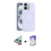 MARSİLYAN™- iPhone 11 Kılıf Yankı Form Serisi - Siyah Bilvis 5in1 3D Magic Cam Ekran Koruyucu + Raze Metal Kamera Lens - KI