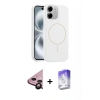 MARSİLYAN™- iPhone 11 Kılıf Yankı Form Serisi - Siyah Bilvis 5in1 3D Magic Cam Ekran Koruyucu + Raze Metal Kamera Lens - SH