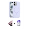 MARSİLYAN™- iPhone 11 Kılıf Yankı Form Serisi - Siyah Bilvis 5in1 3D Magic Cam Ekran Koruyucu + Raze Metal Kamera Lens - SH