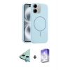 MARSİLYAN™- iPhone 11 Kılıf Yankı Form Serisi - Siyah Bilvis 5in1 3D Magic Cam Ekran Koruyucu + Raze Metal Kamera Lens - MI
