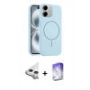 MARSİLYAN™- iPhone 11 Kılıf Yankı Form Serisi - Siyah Bilvis 5in1 3D Magic Cam Ekran Koruyucu + Raze Metal Kamera Lens - GS