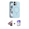 MARSİLYAN™- iPhone 11 Kılıf Yankı Form Serisi - Siyah Bilvis 5in1 3D Magic Cam Ekran Koruyucu + Raze Metal Kamera Lens - SH