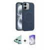 MARSİLYAN™- iPhone 11 Kılıf Yankı Form Serisi - Siyah Bilvis 5in1 3D Magic Cam Ekran Koruyucu + Raze Metal Kamera Lens - MI