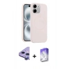 MARSİLYAN™- iPhone 11 Kılıf Yankı Form Serisi - Siyah Bilvis 5in1 3D Magic Cam Ekran Koruyucu + Raze Metal Kamera Lens - MR