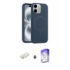 MARSİLYAN™- iPhone 11 Kılıf Yankı Form Serisi - Siyah Bilvis 5in1 3D Magic Cam Ekran Koruyucu + Renkli Kamera Lens Koruma Cam - SI