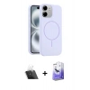 MARSİLYAN™- iPhone 11 Kılıf Yankı Form Serisi - Siyah Bilvis 5in1 5D Magic Hayalet Cam Ekran Koruyucu + Kamera Lens Koruma Cam - SF