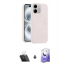 MARSİLYAN™- iPhone 11 Kılıf Yankı Form Serisi - Siyah Bilvis 5in1 5D Magic Hayalet Cam Ekran Koruyucu + Kamera Lens Koruma Cam - SF