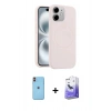 MARSİLYAN™- iPhone 11 Kılıf Yankı Form Serisi - Siyah Bilvis 5in1 5D Magic Hayalet Cam Ekran Koruyucu + Neon Fosforlu Kamera Lens - TU