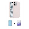 MARSİLYAN™- iPhone 11 Kılıf Yankı Form Serisi - Siyah Bilvis 5in1 5D Magic Hayalet Cam Ekran Koruyucu + Neon Fosforlu Kamera Lens - YL