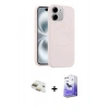 MARSİLYAN™- iPhone 11 Kılıf Yankı Form Serisi - Siyah Bilvis 5in1 5D Magic Hayalet Cam Ekran Koruyucu + Pers Alüminyum Kamera Lens - GD