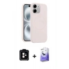 MARSİLYAN™- iPhone 11 Kılıf Yankı Form Serisi - Siyah Bilvis 5in1 5D Magic Hayalet Cam Ekran Koruyucu + PVD Metal Kamera Lens - TU