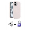 MARSİLYAN™- iPhone 11 Kılıf Yankı Form Serisi - Siyah Bilvis 5in1 5D Magic Hayalet Cam Ekran Koruyucu + Raze Metal Kamera Lens - GS