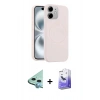 MARSİLYAN™- iPhone 11 Kılıf Yankı Form Serisi - Siyah Bilvis 5in1 5D Magic Hayalet Cam Ekran Koruyucu + Raze Metal Kamera Lens - MI