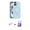 MARSİLYAN™- iPhone 11 Kılıf Yankı Form Serisi - Siyah Bilvis 5in1 5D Magic Hayalet Cam Ekran Koruyucu + Renkli Kamera Lens Koruma Cam - TU