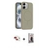 MARSİLYAN™- iPhone 11 Kılıf Yankı Form Serisi - Siyah Bilvis Hayalet Cam Ekran Koruyucu + Pers Alüminyum Kamera Lens - KI