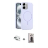 MARSİLYAN™- iPhone 11 Kılıf Yankı Form Serisi - Siyah Bilvis Hayalet Cam Ekran Koruyucu + Pers Alüminyum Kamera Lens - YL