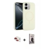 MARSİLYAN™- iPhone 11 Kılıf Yankı Form Serisi - Siyah Bilvis Hayalet Cam Ekran Koruyucu + Pers Alüminyum Kamera Lens - KI