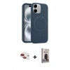 MARSİLYAN™- iPhone 11 Kılıf Yankı Form Serisi - Siyah Bilvis Hayalet Cam Ekran Koruyucu + Pers Alüminyum Kamera Lens - KI