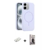 MARSİLYAN™- iPhone 11 Kılıf Yankı Form Serisi - Siyah Bilvis Hayalet Cam Ekran Koruyucu + Renkli Kamera Lens Koruma Cam - SI