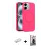 MARSİLYAN™- iPhone 11 Kılıf Yankı Form Serisi - Siyah Bilvis Hayalet Cam Ekran Koruyucu + Renkli Kamera Lens Koruma Cam - PE