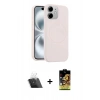 MARSİLYAN™- iPhone 11 Kılıf Yankı Form Serisi - Siyah Buffer Cam Ekran Koruyucu + Kamera Lens Koruma Cam - SF