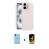 MARSİLYAN™- iPhone 11 Kılıf Yankı Form Serisi - Siyah Buffer Cam Ekran Koruyucu + Neon Fosforlu Kamera Lens - YL