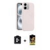 MARSİLYAN™- iPhone 11 Kılıf Yankı Form Serisi - Siyah Buffer Cam Ekran Koruyucu + PVD Metal Kamera Lens - YL