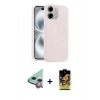 MARSİLYAN™- iPhone 11 Kılıf Yankı Form Serisi - Siyah Buffer Cam Ekran Koruyucu + Raze Metal Kamera Lens - KI