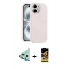 MARSİLYAN™- iPhone 11 Kılıf Yankı Form Serisi - Siyah Buffer Cam Ekran Koruyucu + Raze Metal Kamera Lens - MI