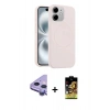 MARSİLYAN™- iPhone 11 Kılıf Yankı Form Serisi - Siyah Buffer Cam Ekran Koruyucu + Raze Metal Kamera Lens - MR