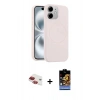 MARSİLYAN™- iPhone 11 Kılıf Yankı Form Serisi - Siyah Buffer Hayalet Cam Ekran Koruyucu + Pers Alüminyum Kamera Lens - KI