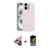 MARSİLYAN™- iPhone 11 Kılıf Yankı Form Serisi - Siyah Buffer Hayalet Cam Ekran Koruyucu + Raze Metal Kamera Lens - SH