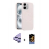 MARSİLYAN™- iPhone 11 Kılıf Yankı Form Serisi - Siyah Buffer Hayalet Cam Ekran Koruyucu + Raze Metal Kamera Lens - MR