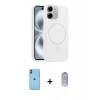 MARSİLYAN™- iPhone 11 Kılıf Yankı Form Serisi - Siyah Joko Magic 5D Cam + Neon Fosforlu Kamera Lens - TU