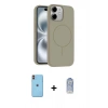 MARSİLYAN™- iPhone 11 Kılıf Yankı Form Serisi - Siyah Joko Magic 5D Cam + Neon Fosforlu Kamera Lens - TU